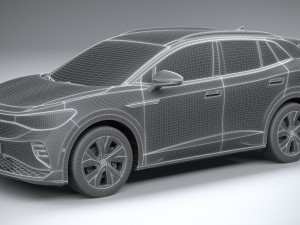 Volkswagen ID4 GTX 2022 3D 모델