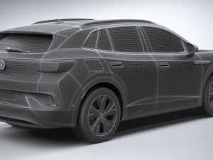 Volkswagen ID4 GTX 2022 3D Model