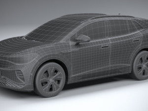 Volkswagen ID4 GTX 2022 3D 모델