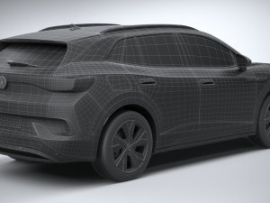 Volkswagen ID4 GTX 2022 3D 모델