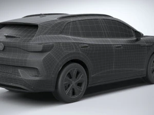 Volkswagen ID4 GTX 2022 3D Model