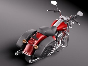 Harley Davidson Road King Classic 2011 3Dモデル