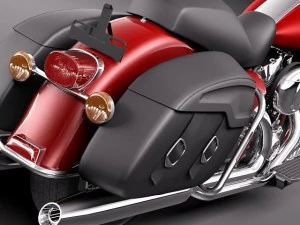 Harley Davidson Road King Classic 2011 3D Model