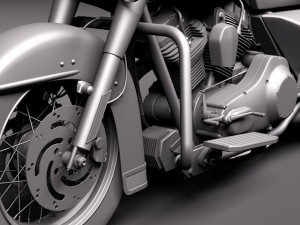 Harley Davidson Road King Classic 2011 3Dモデル