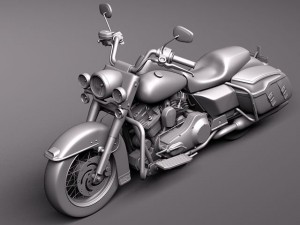 Harley Davidson Road King Classic 2011 3Dモデル
