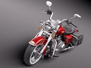 Harley Davidson Road King Classic 2011 3Dモデル