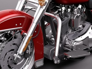 Harley Davidson Road King Classic 2011 3Dモデル