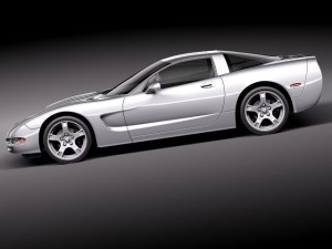 Chevrolet Corvette C5 targa 3D 模型