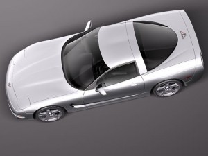 Chevrolet Corvette C5 targa 3D 模型