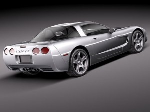 Chevrolet Corvette C5 targa 3D 模型