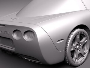 Chevrolet Corvette C5 targa 3D 模型