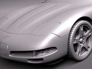 Chevrolet Corvette C5 targa 3D 模型