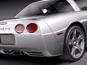 Chevrolet Corvette C5 targa 3D 模型