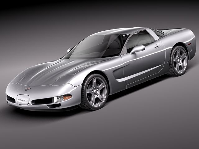 Chevrolet Corvette C5 targa 3D 模型 .c4d .max .obj .3ds .fbx .stl .blend 