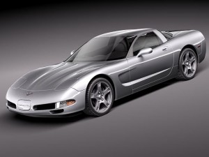 Chevrolet Corvette C5 targa 3D मॉडल