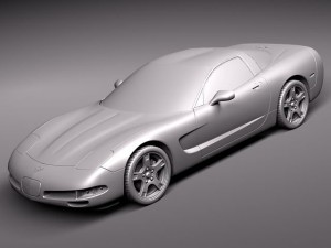 Chevrolet Corvette C5 targa 3D 模型