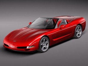 Chevrolet Corvette C5 Convertible 3D Model