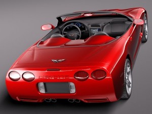 Chevrolet Corvette C5 Convertible 3D मॉडल