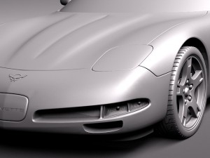 Chevrolet Corvette C5 Convertible 3D मॉडल