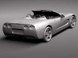 Chevrolet Corvette C5 Convertible 3D मॉडल