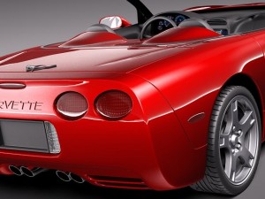 Chevrolet Corvette C5 Convertible 3D मॉडल