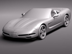 Chevrolet Corvette C5 Convertible 3D मॉडल
