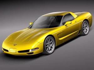 Chevrolet Corvette C5 Z06 3D Model