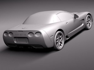 Chevrolet Corvette C5 Z06 Modèle 3D