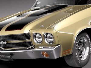 Chevrolet El Camino 1970 3D Modell