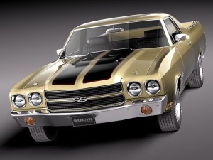 Chevrolet El Camino 1970 3D Modell