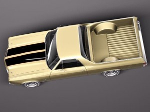 Chevrolet El Camino 1970 3D Modell