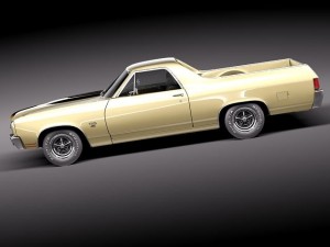 Chevrolet El Camino 1970 3D Modell