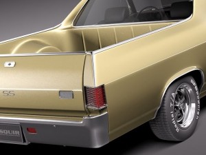 Chevrolet El Camino 1970 3D Modell
