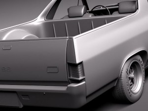 Chevrolet El Camino 1970 3D Modell