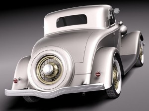 F1934 coupe 5w stock Model 3D
