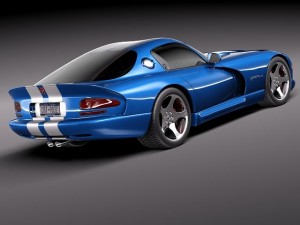 Dodge Viper GTS Coupe 1996-2002 Modello 3D