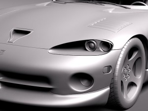 Dodge Viper GTS Coupe 1996-2002 Modello 3D
