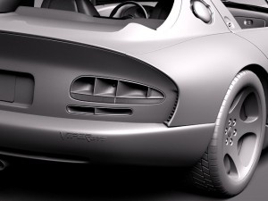 Dodge Viper GTS Coupe 1996-2002 Modello 3D
