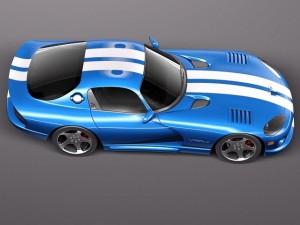 Dodge Viper GTS Coupe 1996-2002 Modello 3D
