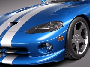 Dodge Viper GTS Coupe 1996-2002 Modello 3D