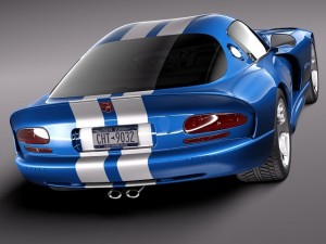 Dodge Viper GTS Coupe 1996-2002 Modello 3D