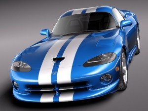 Dodge Viper GTS Coupe 1996-2002 Modello 3D