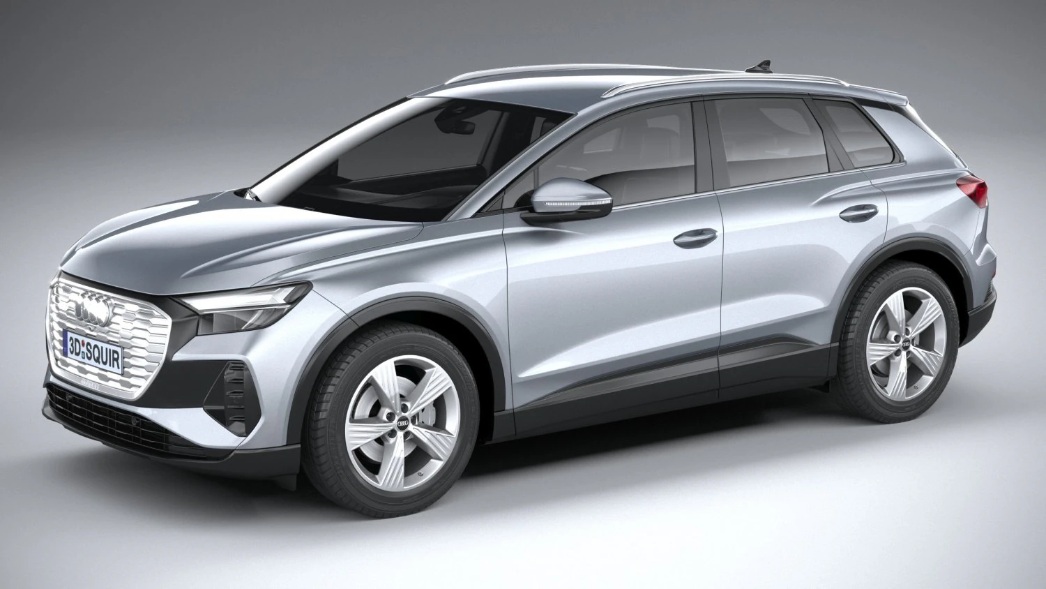 Audi Q4 35 E-tron 2022 3D Model .c4d .max .obj .3ds .fbx .stl .blend 