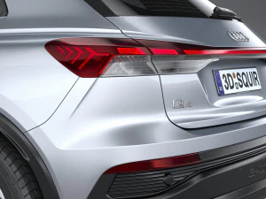 Audi Q4 35 E-tron 2022 3D Model