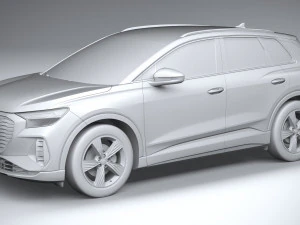 Audi Q4 35 E-tron 2022 3D Model