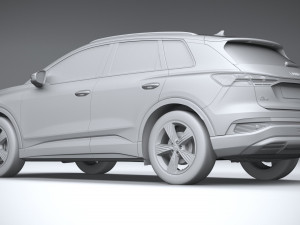 Audi Q4 35 E-tron 2022 Modello 3D
