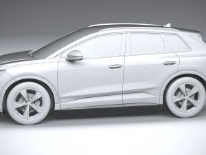 Audi Q4 35 E-tron 2022 3D Model
