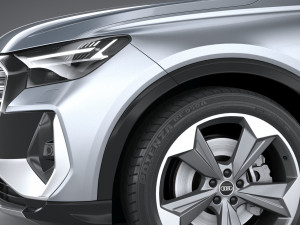 Audi Q4 Sportback E-tron 2022 3D Model