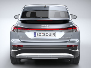 Audi Q4 Sportback E-tron 2022 3D Model
