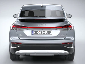 Audi Q4 Sportback E-tron 2022 3D Model